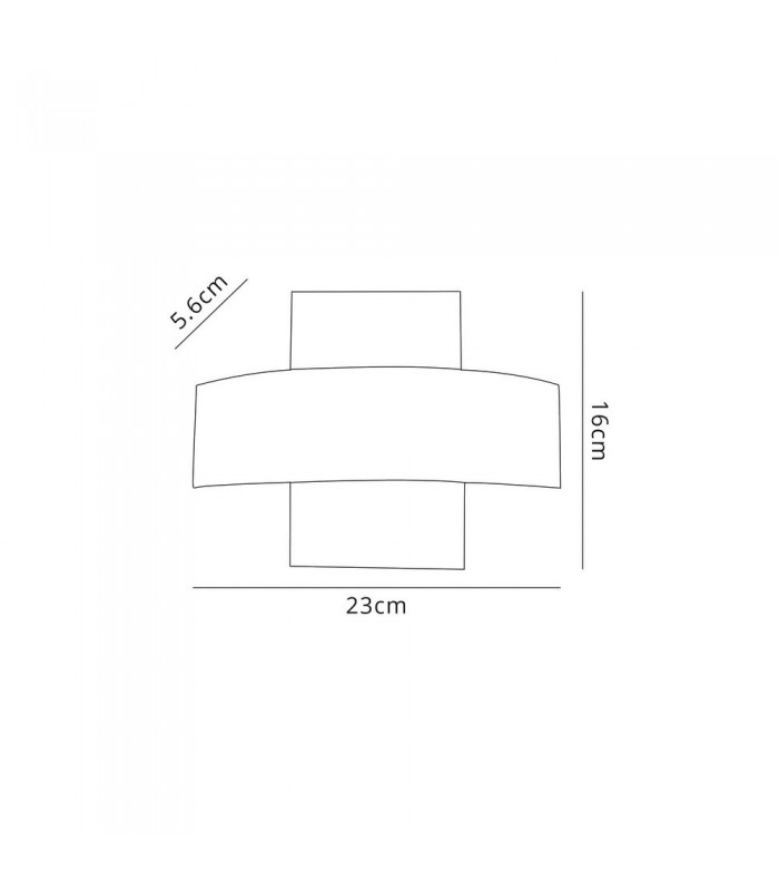 Up & Downward Lighting Wall Lamp, 2 x 5W LED, 3000K, 850lm, IP54, Sand White - 2