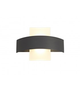Up & Downward Lighting Wall Lamp, 2 x 5W LED, 3000K, 850lm, IP54, Anthracite - 1