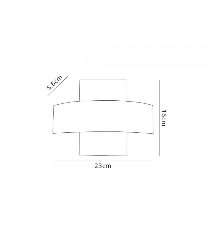 Up & Downward Lighting Wall Lamp, 2 x 5W LED, 3000K, 850lm, IP54, Anthracite - 2