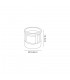 Round Downlight, 1 x 6W LED, 3000K, 360lm, IP54, Anthracite - 2