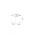 Up & Downward Lighting Wall Lamp, 2 x 3W LED, 3000K, 400lm, IP54, Black, Silver - 2