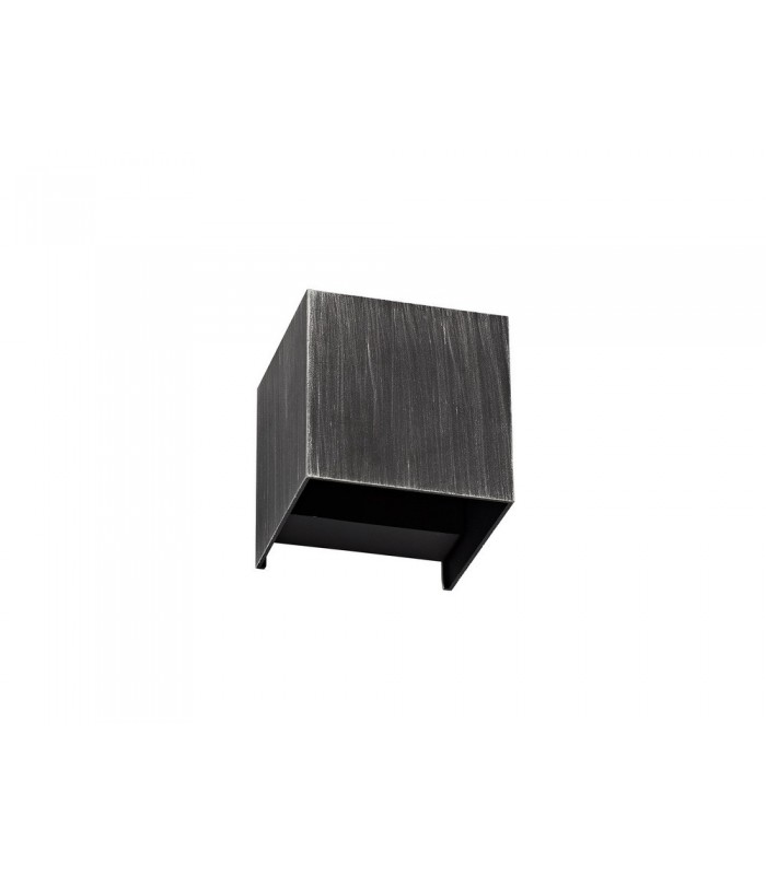 Up & Downward Lighting Wall Lamp, 2 x 3W LED, 3000K, 400lm, IP54, Black, Silver - 3
