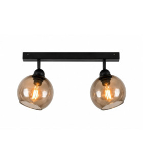 Yuno Twin Ceiling Spotlight Black 50cm 2x E27-1