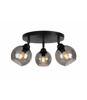 Yuno Ceiling Spotlight Clusters Black 30cm 3x E27-1