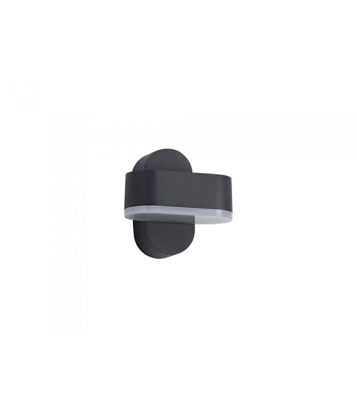 1 Light Adjustable Wall Lamp, 1 x 6W LED, 3000K, 400lm, IP54, Anthracite - 3