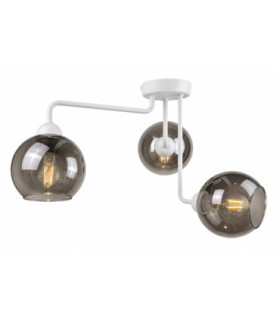 Cosmo Multi Arm Semi Flush Ceiling Light White 50cm 3x E27-1