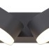 2 Light Adjustable Wall Lamp, 2 x 6W LED, 3000K, 780lm, IP54, Anthracite - 6