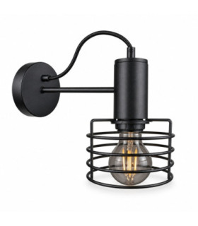 Rune Wall Lamp Black 25cm 1x E27-1