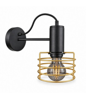 Rune Wall Lamp Black 25cm 1x E27-1