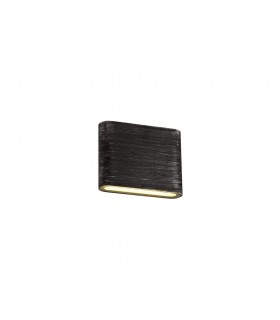 Up and Downward Lighting Wall Lamp, 2 x 3W LED, 3000K, 350lm, IP54, Black, Silver - 1