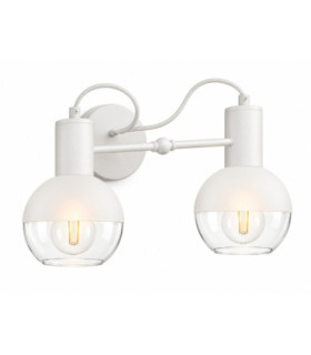 Arne Wall Lamp White 25cm 2x E27-1