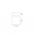 Up and Downward Lighting Wall Lamp, 2 x 3W LED, 3000K, 350lm, IP54, Black, Silver - 2