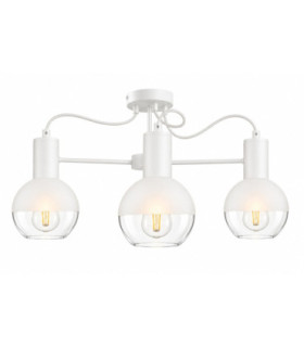 Arne Multi Arm Semi Flush Ceiling Light White 60cm 3x E27-1