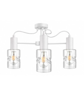 Inger Multi Arm Semi Flush Ceiling Light White 60cm 3x E27-1