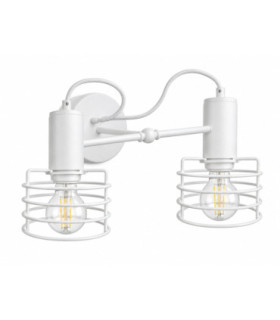 Rune Wall Lamp White 25cm 2x E27-1