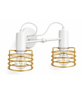 Rune Wall Lamp White 25cm 2x E27-1