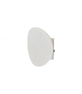 Flush Wall Lamp, 1 x 6W LED, 3000K, 700lm, IP54, Sand White - 1