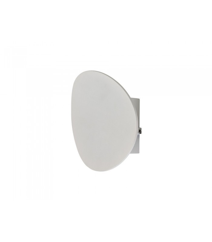 Flush Wall Lamp, 1 x 6W LED, 3000K, 700lm, IP54, Sand White - 3