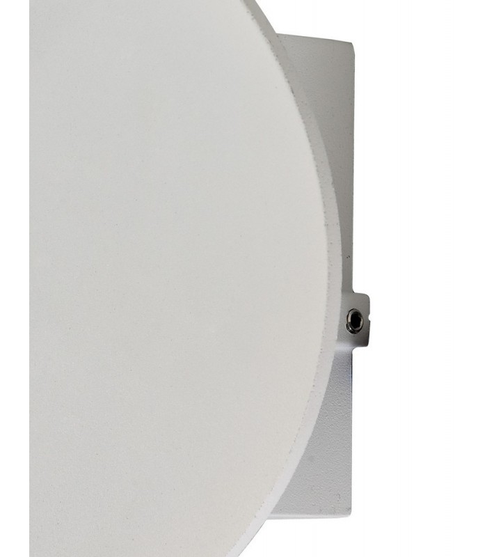 Flush Wall Lamp, 1 x 6W LED, 3000K, 700lm, IP54, Sand White - 6