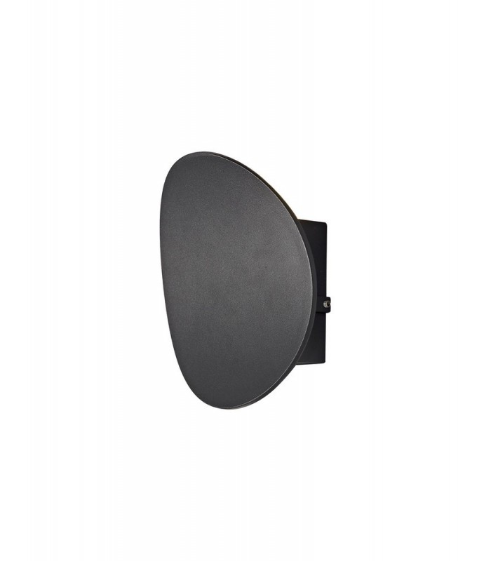 Flush Wall Lamp, 1 x 6W LED, 3000K, 700lm, IP54, Anthracite - 1
