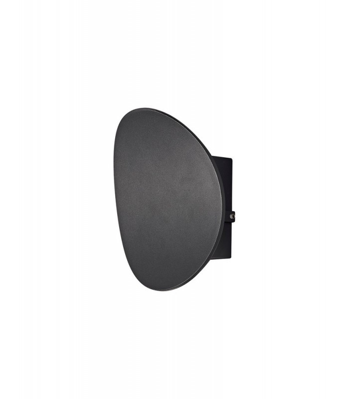 Flush Wall Lamp, 1 x 6W LED, 3000K, 700lm, IP54, Anthracite - 3