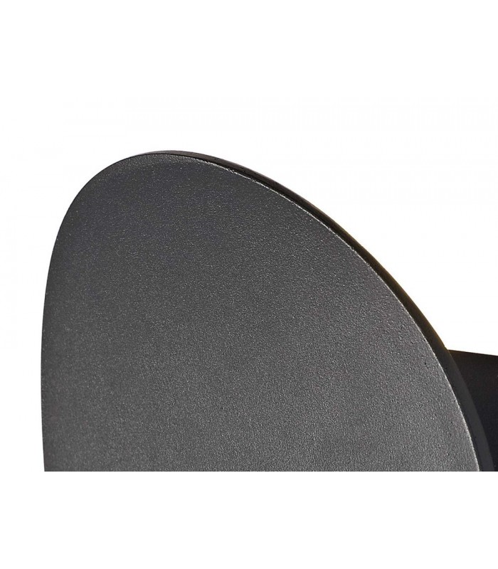 Flush Wall Lamp, 1 x 6W LED, 3000K, 700lm, IP54, Anthracite - 5