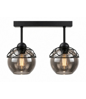 Mera Semi Flush Light Black 50cm 2x E27-1