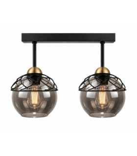 Mera Semi Flush Light Black 50cm 2x E27-1