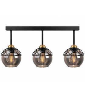 Mera Semi Flush Light Black 60cm 3x E27-1