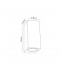 Rectangle Wall Lamp, 2 x GU10, IP54, Black, Silver - 2