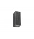 Rectangle Wall Lamp, 2 x GU10, IP54, Black, Silver - 3