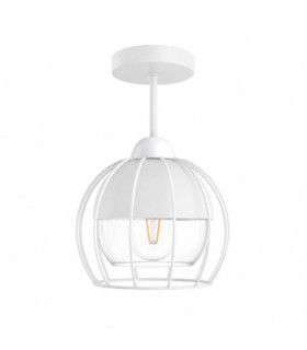 Solo Semi Flush Light White 20cm 1x E27-1