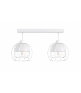Solo Semi Flush Light White 50cm 2x E27-1