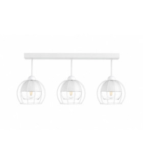 Solo Semi Flush Light White 60cm 3x E27-1