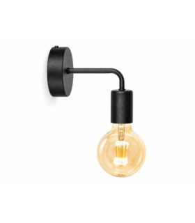 Nixon Wall Lamp Black 16cm 1x E27-1