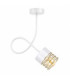 Royal Slim Pendant Ceiling Light White Gold 25cm 1x E27-1