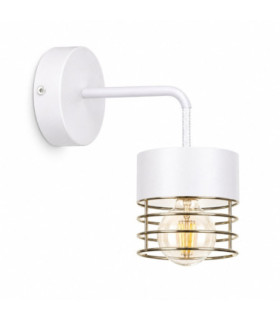 Royal Wall Lamp White Gold 12cm 1x E27-1