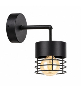 Elle Wall Lamp Black 12cm 1x E27-1