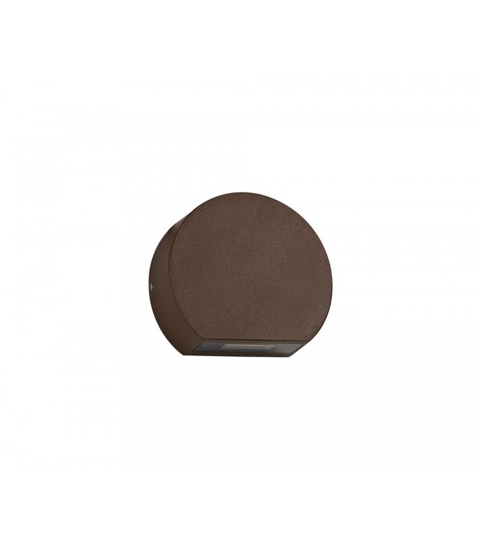 Wall Down Lamp, 1 x 3W LED, 3000K, 270lm, IP54, Dark Brown - 3