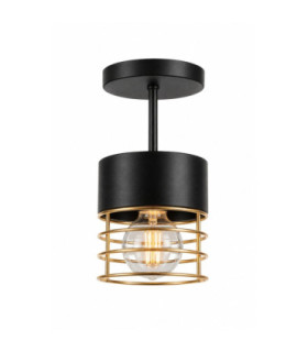 Royal Cylindrical Ceiling Light Gold 12cm 1x E27-1