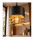 Royal Bar Pendant Ceiling Light Black 50cm 2x E27-3