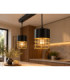 Royal Bar Pendant Ceiling Light Black 50cm 2x E27-4