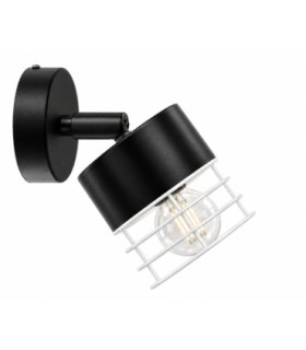 Mao Wall Lamp Black 12cm 1x E27-1