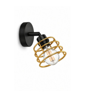 Viva Adjustable Wall Lamp Gold 12cm 1x E27-1