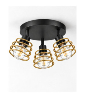 Viva Ceiling Spotlight Clusters Gold 35cm 3x E27-1