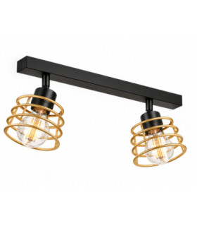 Viva Twin Ceiling Spotlight Gold 50cm 2x E27-1