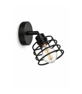 Viva Adjustable Wall Lamp Black 12cm 1x E27-1