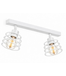 Viva Twin Ceiling Spotlight White 50cm 2x E27-1