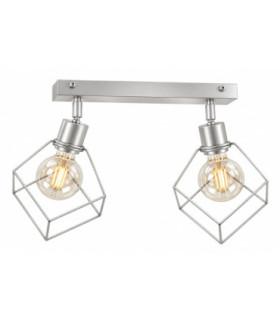 Ruben Twin Ceiling Spotlight Silver 53cm 2x E27-1