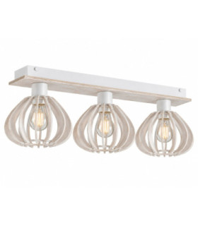Nicoleta Ceiling Spotlight Bar White 62cm 3x E27-1